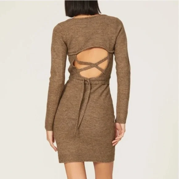 line and dot megan wrap dress NWT Line & Dot Megan Wrap Knit Open Back Mini Sweater Dress is available  for purchase on au PAY Market - Imported Goods Online Store Co.Ltd. | au  PAY Market